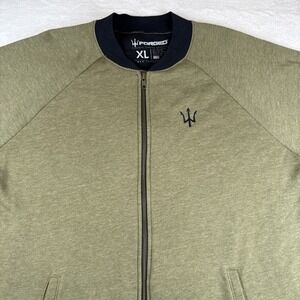 Forged‎ Founded By Navy Seals Men's Zip Up Green Sweatshirt XL